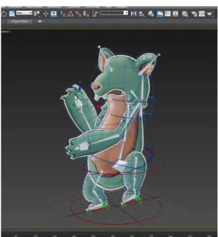 Gambar 4.8 Rigging   (Sumber: Data Pribadi) 