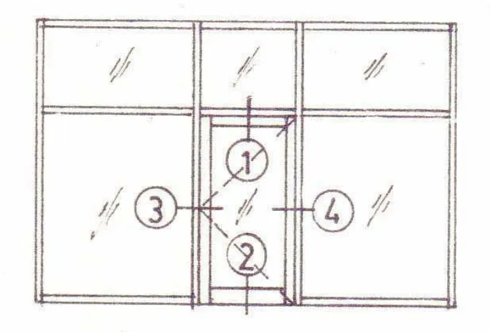Gambar 6.3 Kosen Pintu (Swing Door) 