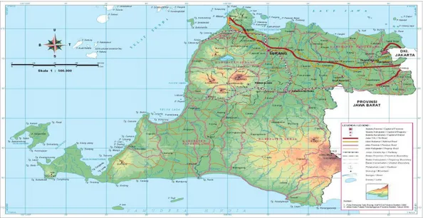 Gambar 4.1  Peta Provinsi Banten 