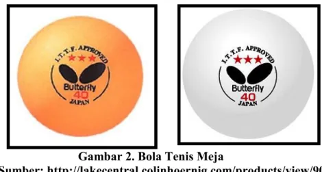 Gambar 2. Bola Tenis Meja