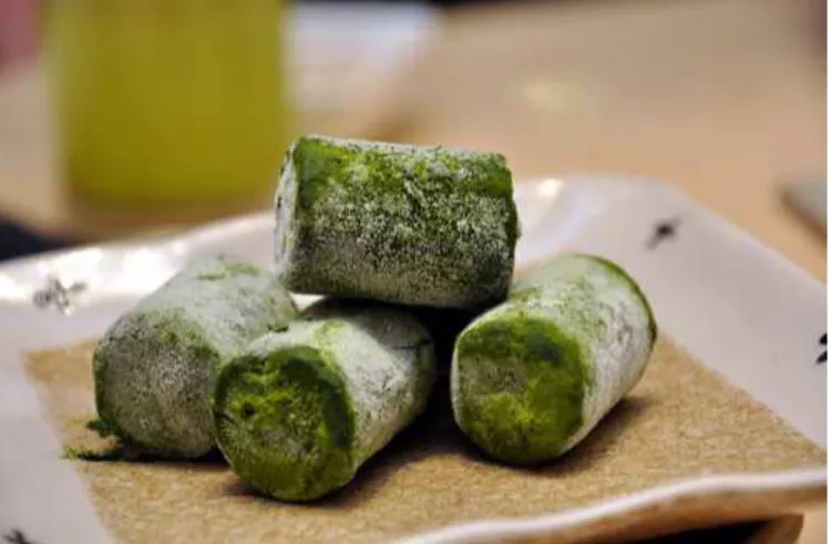 Gambar 2.19 Nama Matcha Ice Cream 