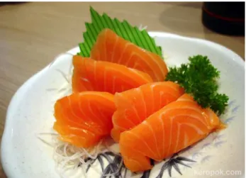 Gambar 2.5 Salmon Sashimi 