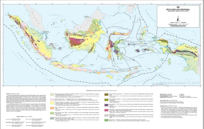 Gambar 9. Peta Geologi Regional Indonesia 