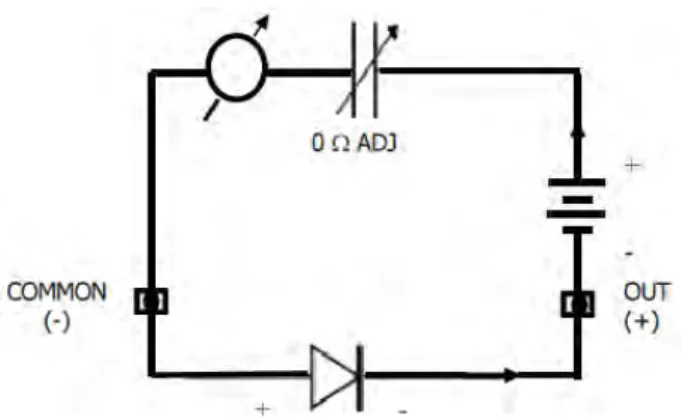 Gambar 5. Rangkaian baterai pencatu circuit. 