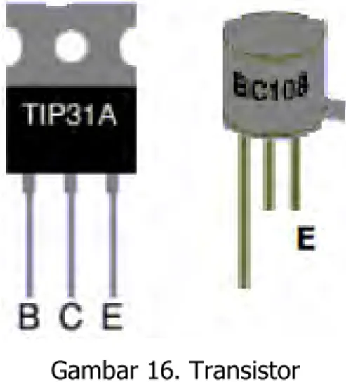 Gambar 16. Transistor 
