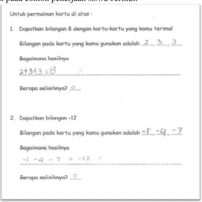 Gambar 3. Contoh Jawaban kelompok 
