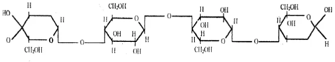 Gambar 6. Struktur Molekul Avicel PH 102 (Rowe et al, 2006) 