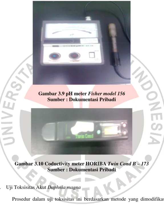 Gambar 3.9 pH meter Fisher model 156  Sumber : Dokumentasi Pribadi 