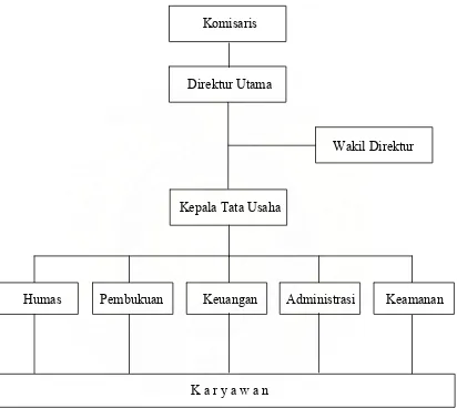 Gambar 4.1 Struktur Organisasi PT. Soeloeng Laoet  