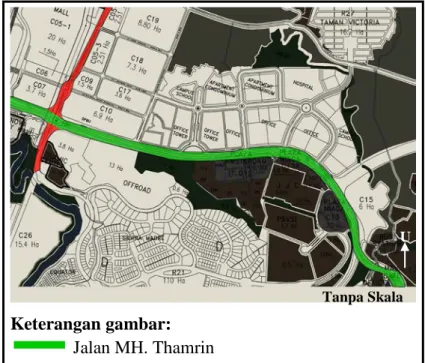 Gambar 6. Jalan MH. Thamrin dan Jalan Jendral Sudirman  