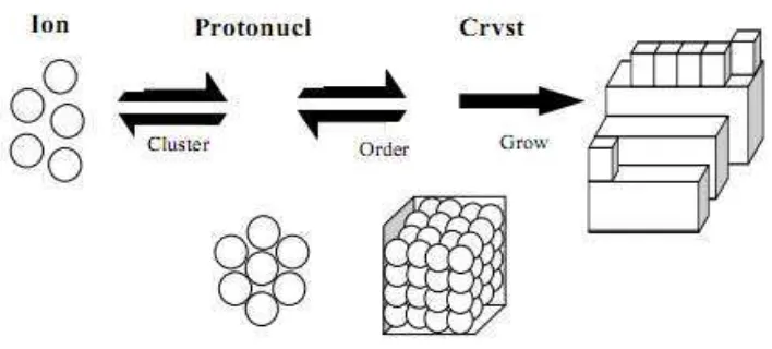 Gambar 1. Tahapan kristalisasi