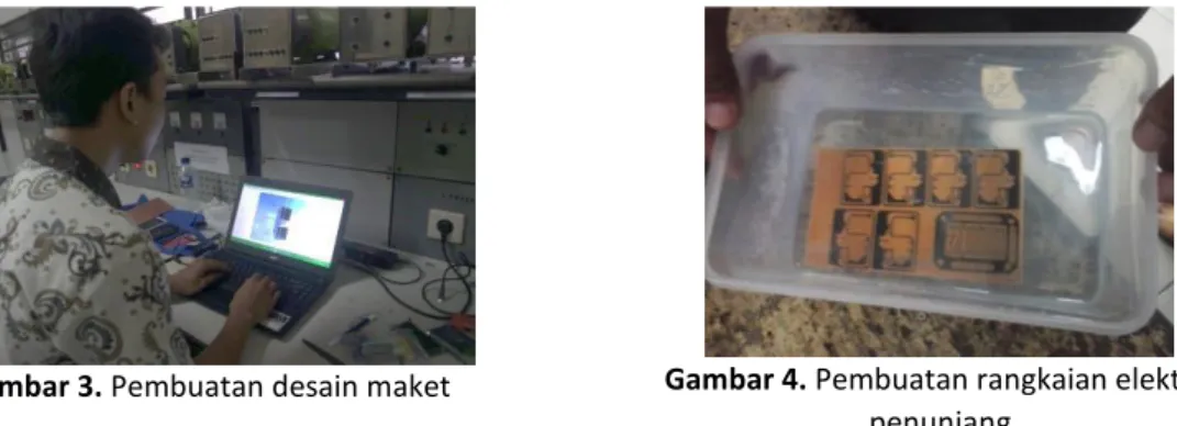 Gambar 5. Pembuatan maket Sementara PROTOTYPE MARCURY 
