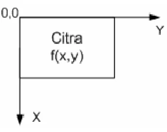 Gambar 2.3 Koordinat citra 