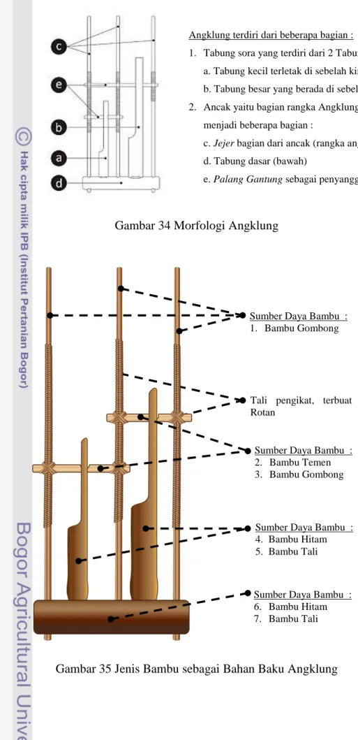Gambar 34 Morfologi Angklung 