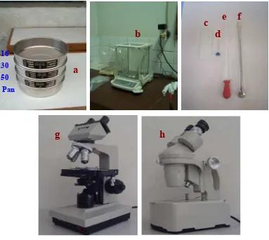 Gambar 11. Peralatan yang Digunakan untuk Pengujian Kualitas Pakan dengan Menggunakan Mikroskop                    