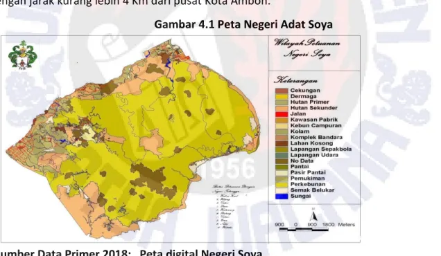 Gambar 4.1 Peta Negeri Adat Soya 