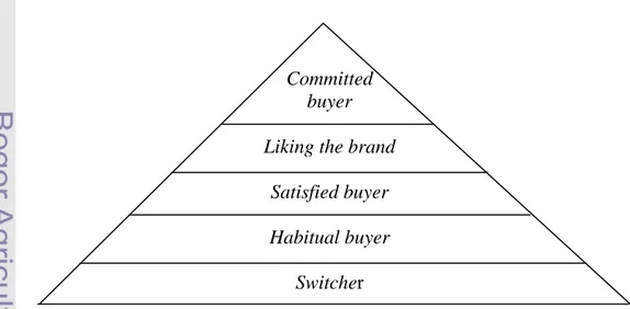 Gambar 6. Piramida Loyalitas Merek. 