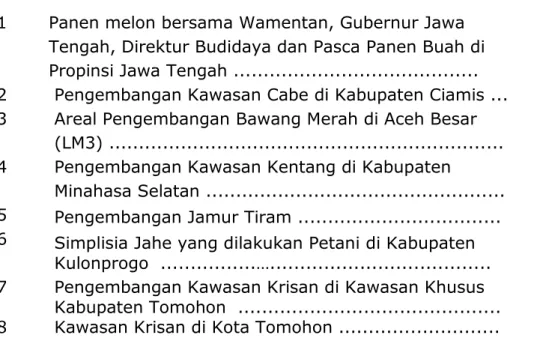 Gambar                                             Halaman  1  Panen melon bersama Wamentan, Gubernur Jawa 
