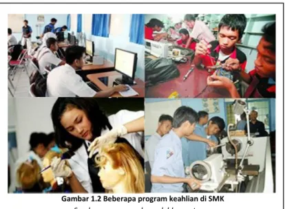 Gambar 1.2 Beberapa program keahlian di SMK  Sumber: www.esemka-smk.blogspot.com 