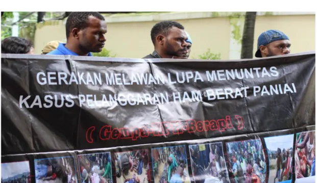 Gambar 1.6. Perjuangan Rakyat Papua Untuk Penyelesaian Pelanggaran HAM Yang           Berat di Papua 