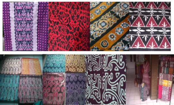 Gambar 2. Motif Batik Sumatera Utara yang Lebih Berwarna dan Beragam 