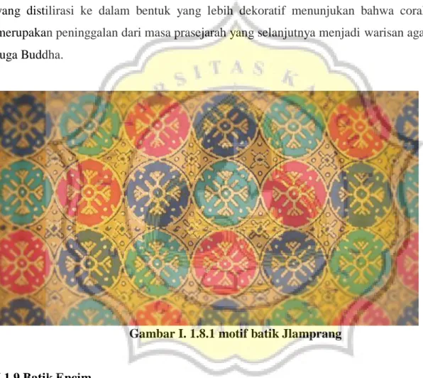 Gambar I. 1.8.1 motif batik Jlamprang 