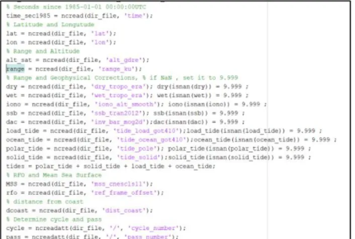 Gambar 2.2.  Script Pembacaan Data .nc 