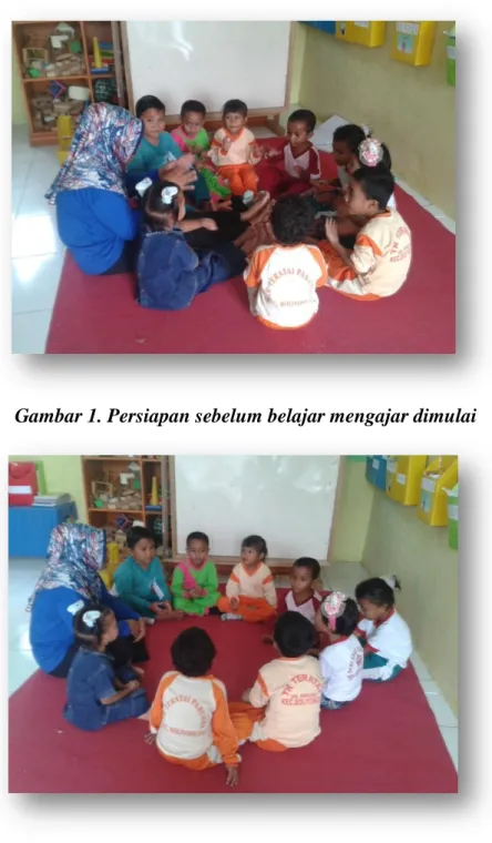 Gambar 2. Berda sebelum belajar 