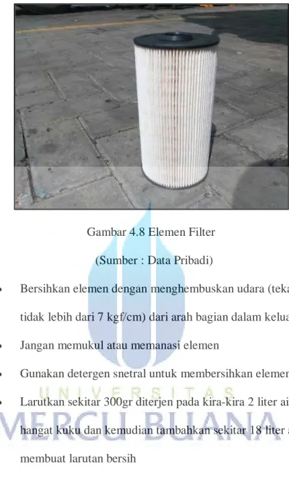 Gambar 4.8 Elemen Filter   (Sumber : Data Pribadi) 