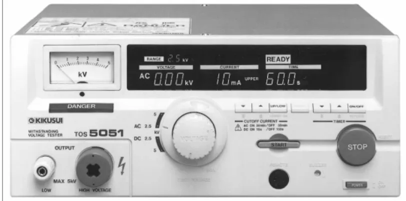 Gambar 2.1. Withstanding Voltage Tester tipe TOS5051 