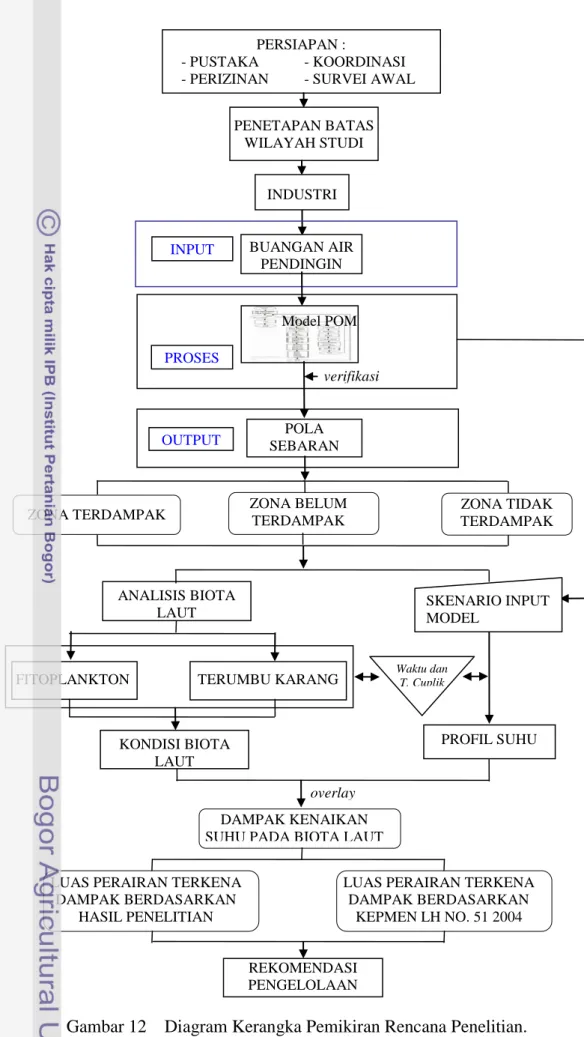 Gambar 12    Diagram Kerangka Pemikiran Rencana Penelitian. 