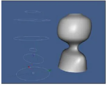 Gambar I.7. Ilustrasi modelling NURBS (Amy, 2013) 