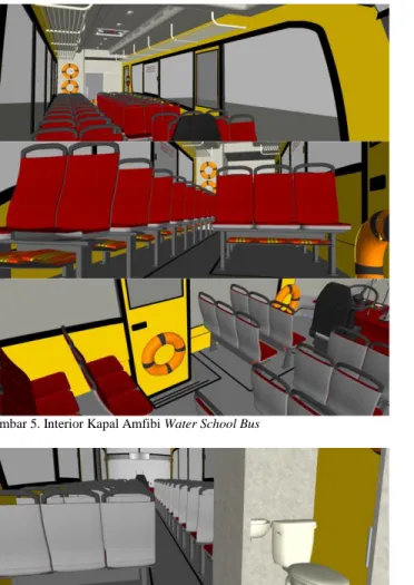 Gambar 7. Desain Rencana Garis Water School Bus 