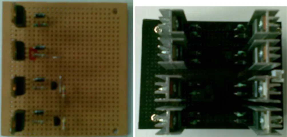 Gambar 3.9  Pembuatan Bagian Elektronik Dengan PCB Berlubang 