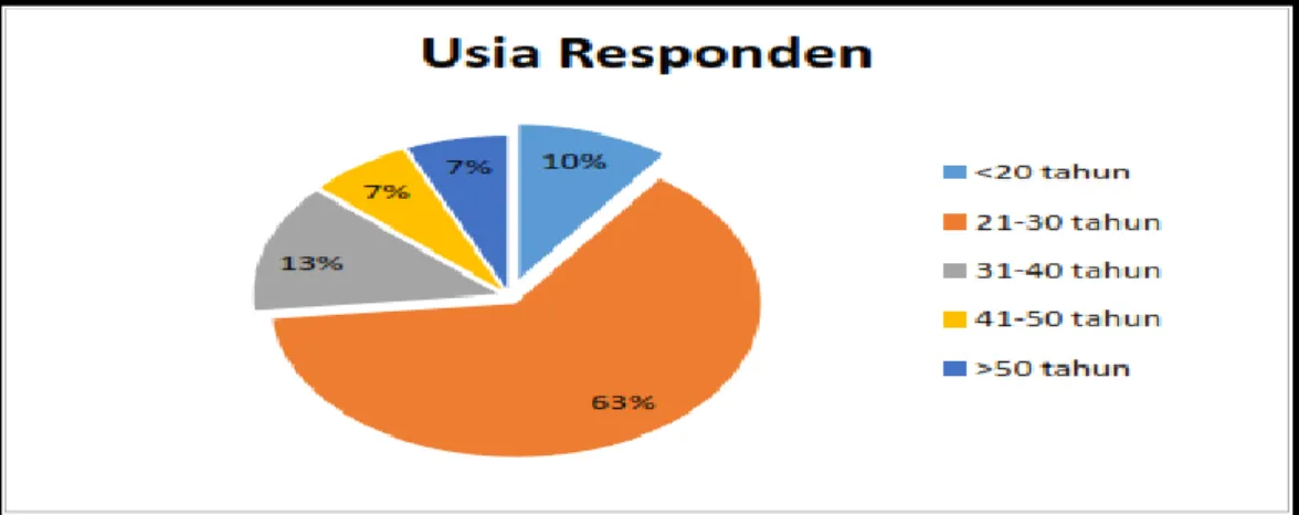 Gambar 1. Diagram Responden Berdasarkan Usia. 