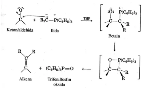Gambar 2.4. Mekanisme reaksi Wittig 