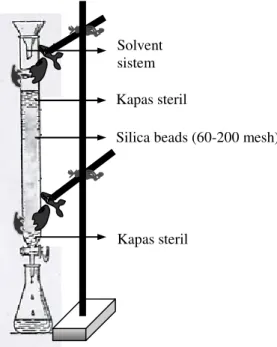 Gambar 3 menunjukkan kromatogram minyak mentah  dedak  padi  menggunakan  HTGC  (High  Temperature  Gas  Chromatography)  dengan  prosedur  terlampir  pada  metode penelitian