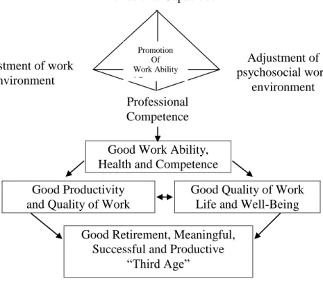 Gambar 2.3 Konsep dalam Promosi Work Ability. (Sumber: Ilmarinen, 2003). 