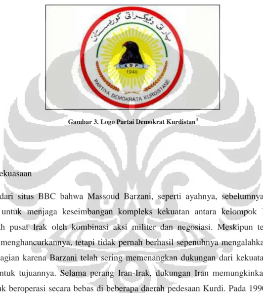 Gambar 3. Logo Partai Demokrat Kurdistan 3