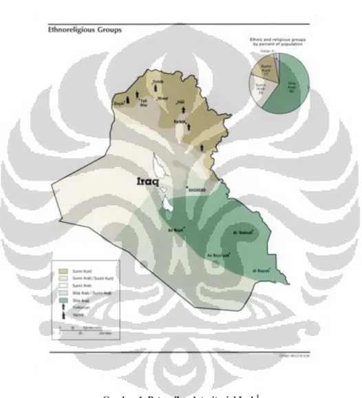 Gambar 1. Peta wilayah teritorial Irak 1