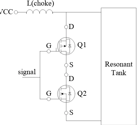 Figure 2.4.1 – Push-Pull Inverter Basic Circuit Structure 