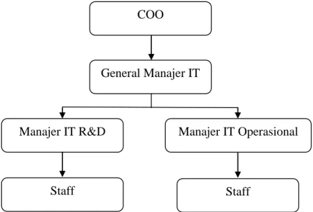 Gambar 3. Struktur Organisasi Divisi IT 