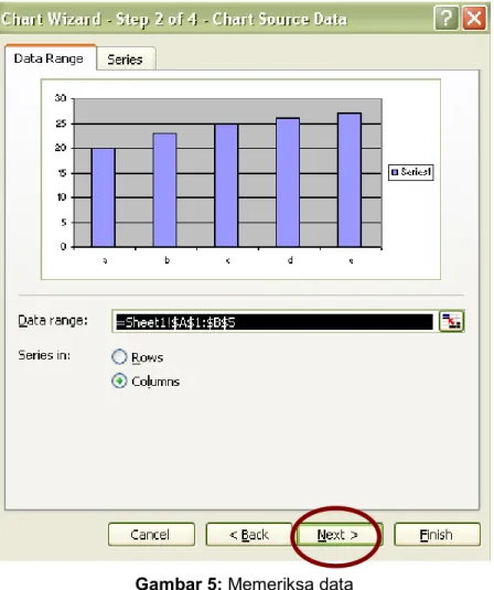 Gambar 5: Memeriksa data 