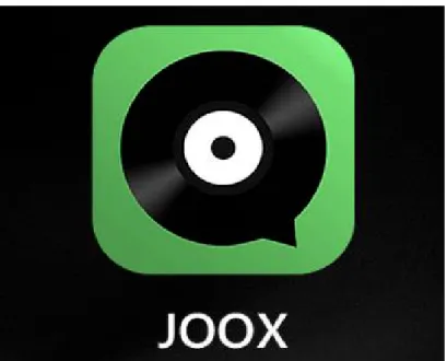 Gambar 1.1 Logo Joox Music  Sumber: http://jooxmusic.com/ 