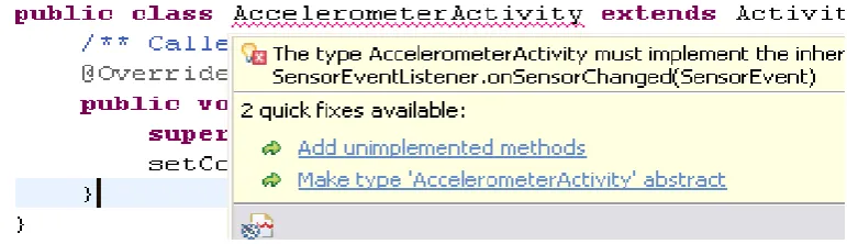Figure 4.17: Create a new android application project. 