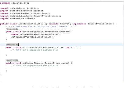 Figure 4.19: Example of sensor coding after adding in the coding. 