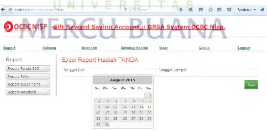 Gambar 4. 5 Halaman  Download Report Program Tanda 360 