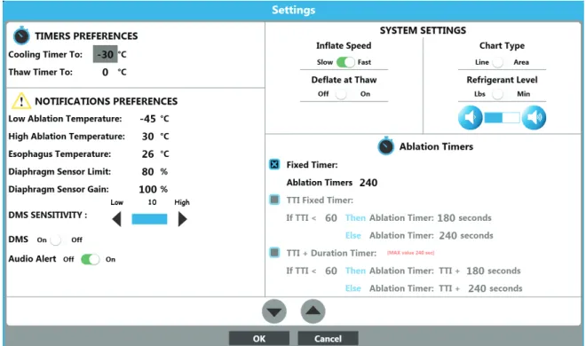 Figure 7.  Settings window