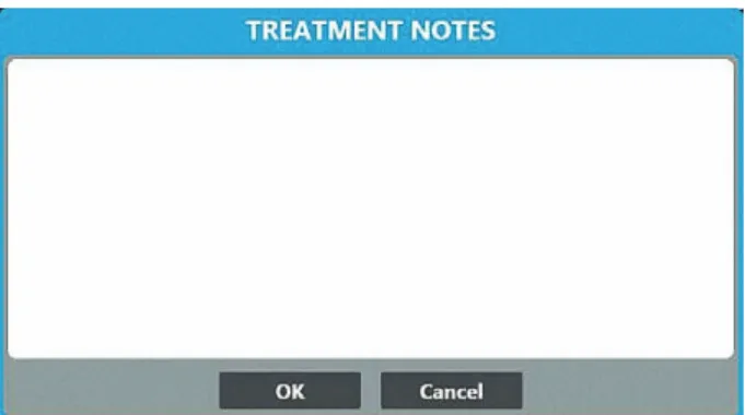Figure 13.  Treatment Notes window