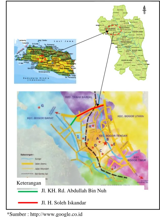 Gambar 2 : Lokasi Penelitian Keterangan 